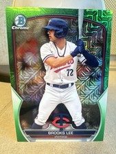 2023 Bowman Chrome Mega Brooks Lee Green Mojo 86/99 #BCP-248 Minnesota Twins