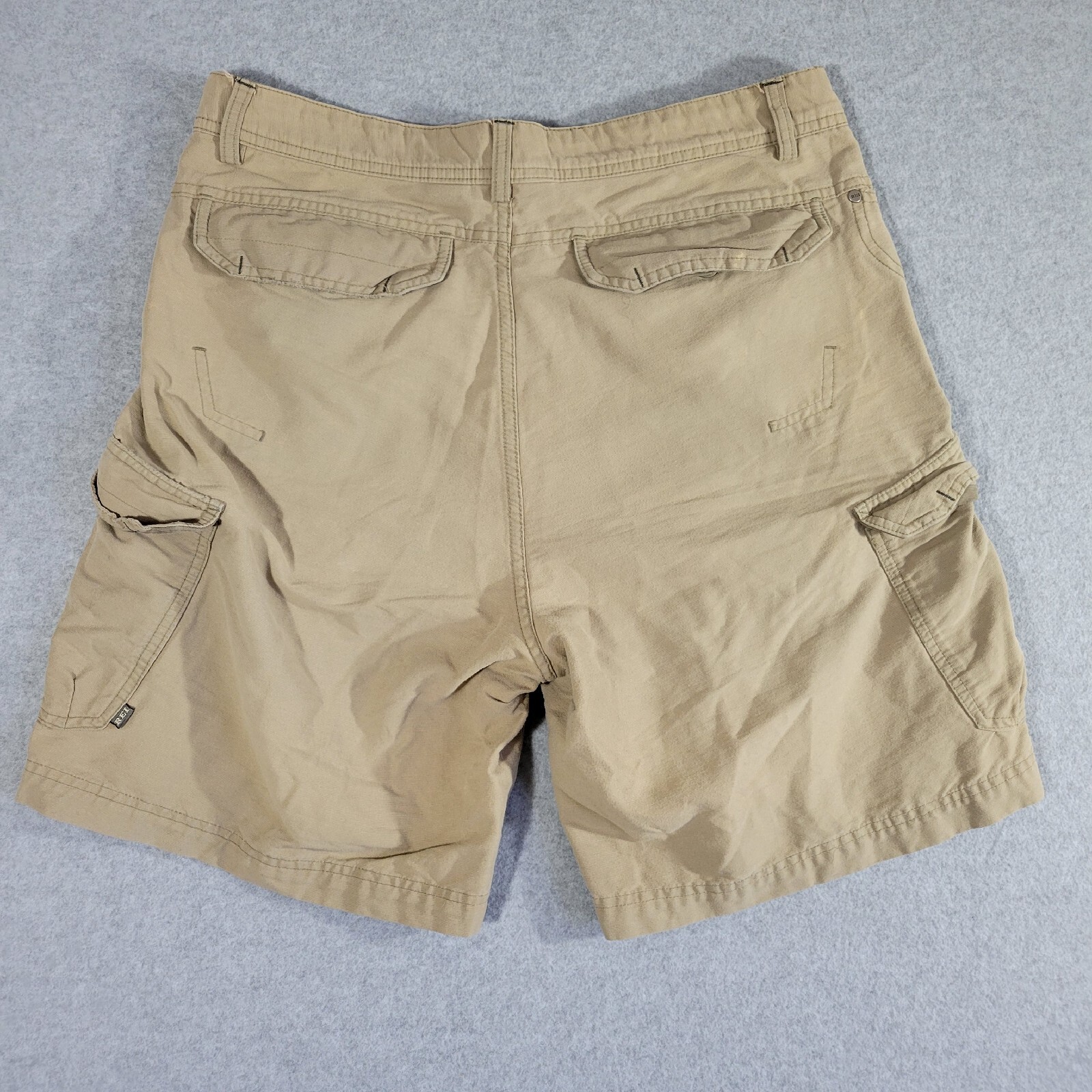 REI Cargo Shorts Men's 34 Hybrid Outdoor Beige Canvas… Gem