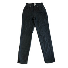 Womens Pinstripe Dress Trousers Dolce & Gabbana J&ANS Dark Grey W22 L28