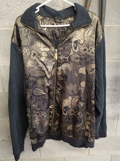 Michael jordan mens jackets retro black and gold 3xl | eBay