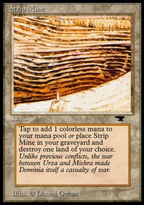 Strip Mine (Version 4) ~ Antiquitäten [ Excellent ] [ Magic MTG ]
