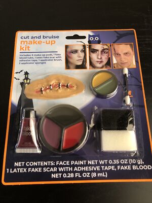 Halloween Cut and Bruise Make-up Kit, Halloween Cosmetics Set (NEW)