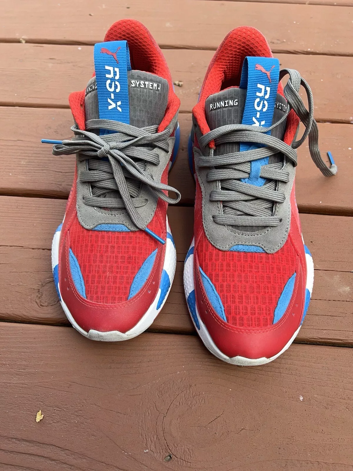 Taille 10   PUMA RS X rétro rouge acier gris suprême Jordan spider man