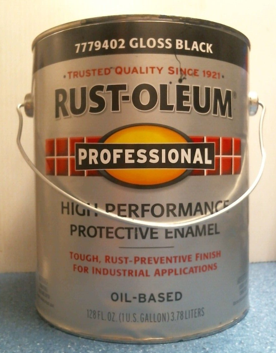 Gloss Black Paint Rustoleum Metallic Paint Gallon Rust-Oleum