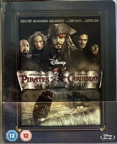 Pirates of the Caribbean 3 - Blu-ray Steelbook - Embossed - ZAVVI UK *NEAR MINT*