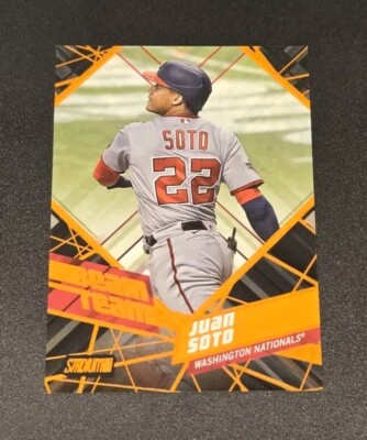Juan Soto #/50 SSP 2021 Topps Stadium Club Beam Team ORANGE Parallel SP #BT-13