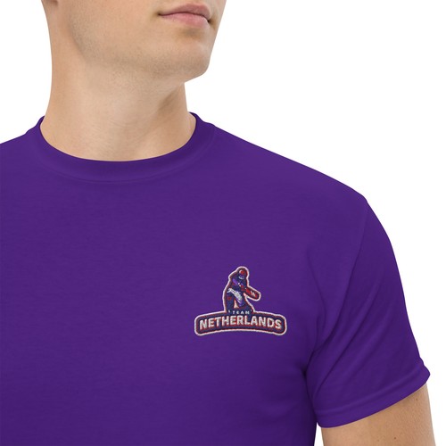 Team Netherlands Cricket Embroidered Short Sleeve Tee Pick Your Size and Color - Picture 12 of 23