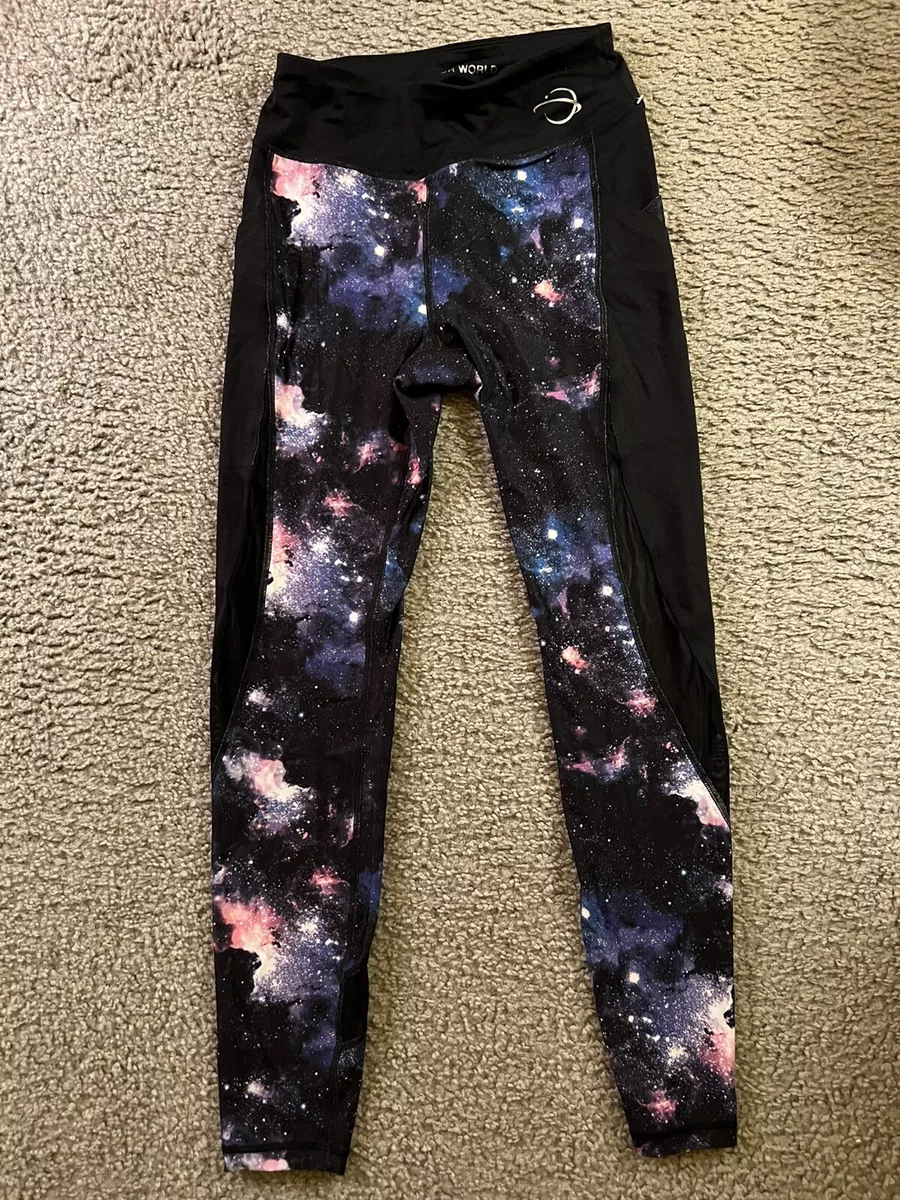 Galaxy workout leggings top