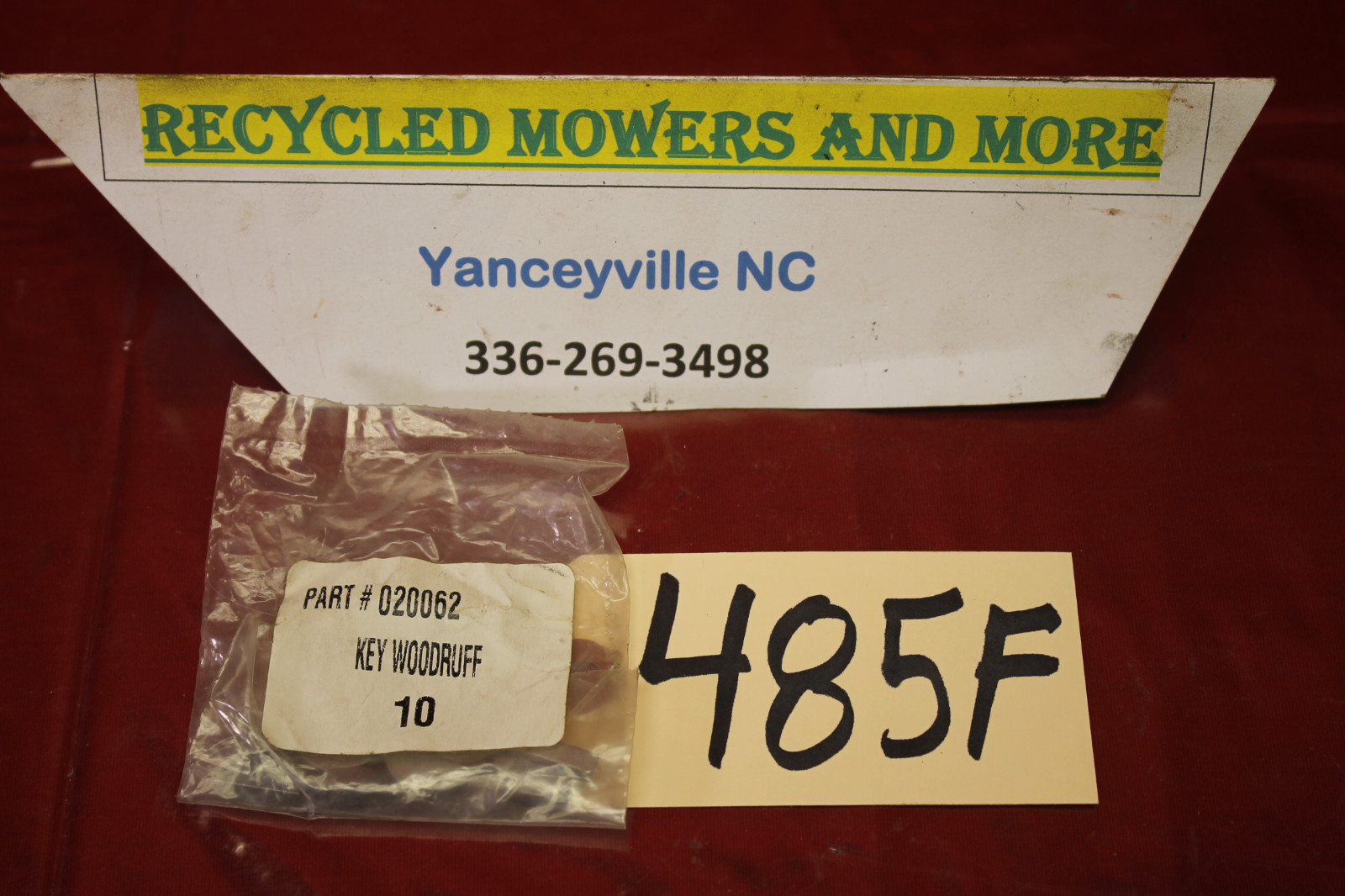 Briggs and Stratton Murray Mower 6 Woodruff Key 5/32" x 5/8" 020062 Lot of 10 eBay