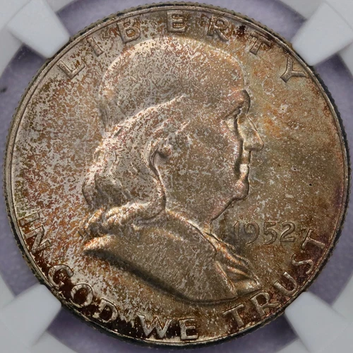1952 50c Franklin Half Dollar - NGC MS 67 FBL