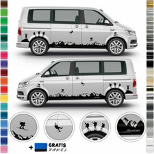 Auto Seiten-Streifen Berglandschaft-Set,Dekor-Sticker komp. mit T4, T5, T6 Auto Seiten-Streifen Berglandschaft-Set,Dekor-Sticker komp. mit T4, T5, T6