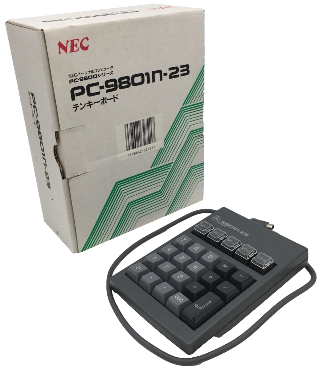 ◆NEC PC-9801DX2 本体、19インチ液晶キーボードセット PC-98 PC-9801N-23 Numeric Keypad NEC Open Box Unused PC-98 From Japan | eBay