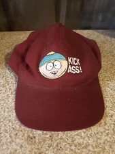 SOUTH PARK baseball hat Cartman cap Kick Ass cartoon 1998 Comedy Central NWT