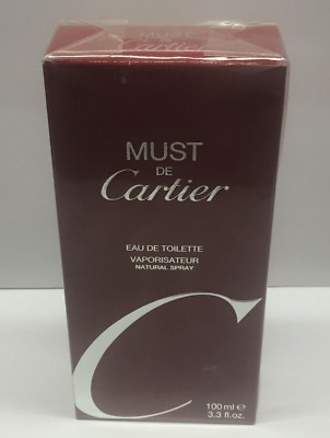 Must De Cartier by Cartier, 3.3/100 ml Eau de Toilette Spray