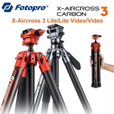 Fotopro X-Aircross 3 Carbon Fiber Tripod w Panoramic Ball Head For DSLR Cameras