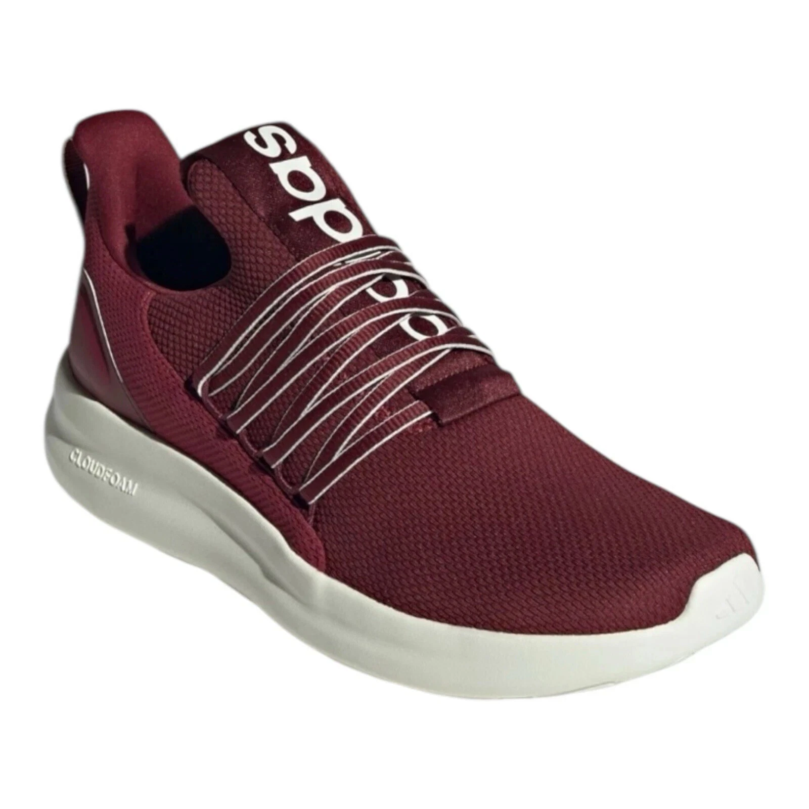 Adidas Men's Lite Racer Adapt 7.0 Cloudfoam Running Shoes Burgundy Size 10.5