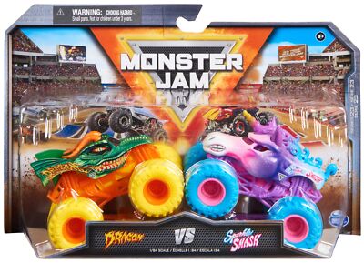 - Original Zweier-Pack mit authentischen Monster Trucks im Maßstab 164 krasse...