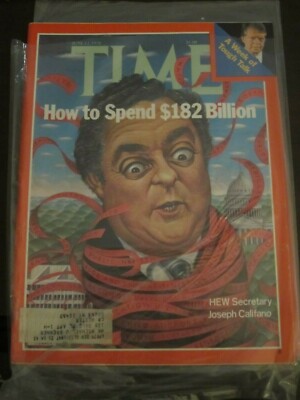 Time Magazine June 1978 HEW Secretary Califano Spend $182 Billion Carter S J O E