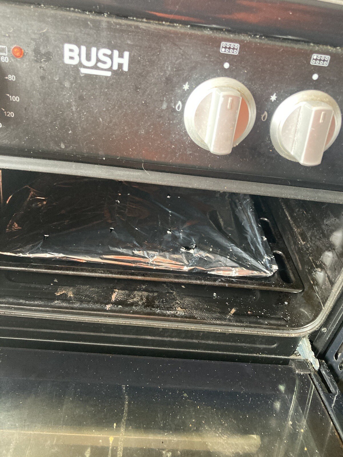 used dual fuel range cooker 100cm eBay