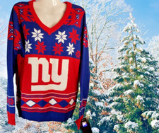 Women's Sweater New York Giants NFL Team Fan Gear Football New Tags Size XL 