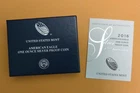 2016-W 1 oz Proof Silver American Eagle (w/Box & CoA)