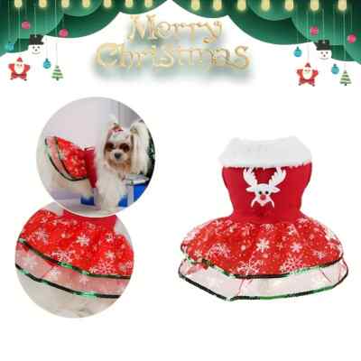 white christmas dresses Parisian Pet main image 0
