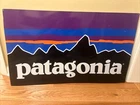 Vintage Advertising Patagonia Tin/Metal Original Display Sign (35x21 inches)