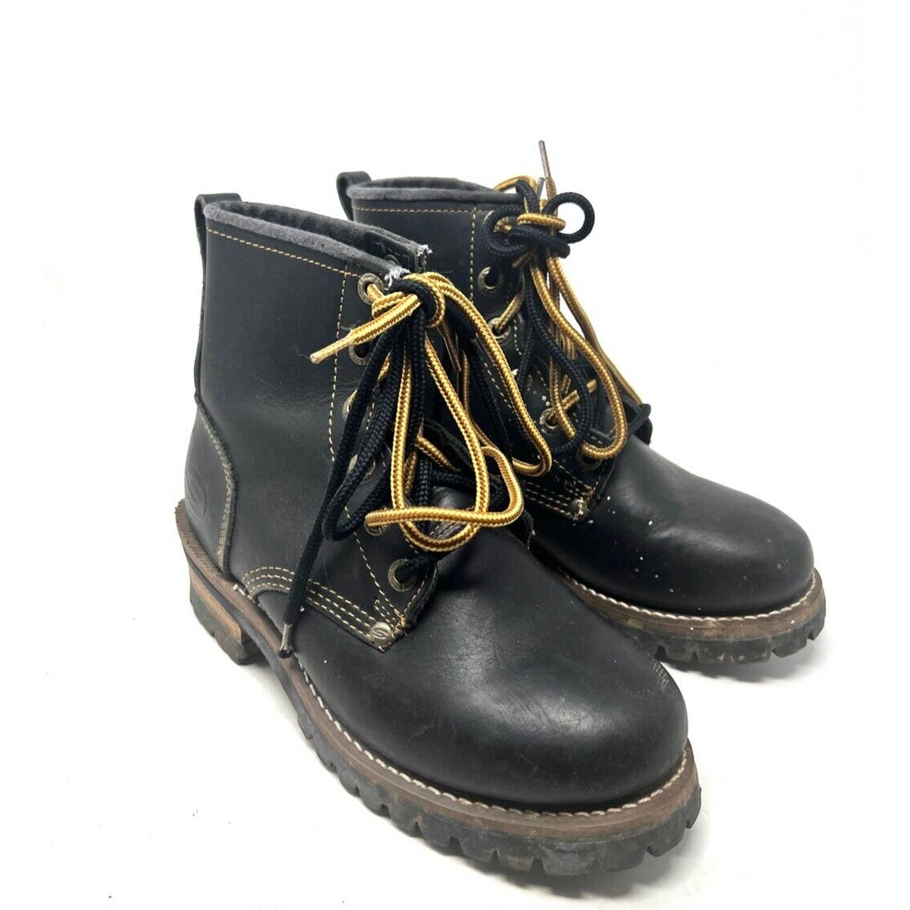 Skechers Boots Womens 7.5 Laramie 2 Engineer Work Black Leather Round Toe  Casual | eBay