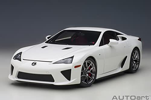 AUTOart Lexus LFA 1:64 Model Car Whitest White with Red and Black Interior