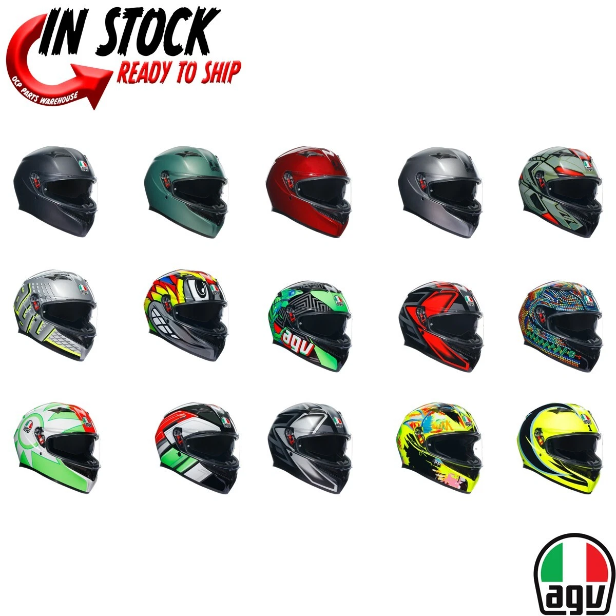 Integral Motorcycle Helmet Agv K3 RODIO Matt Gray For Sale Online 