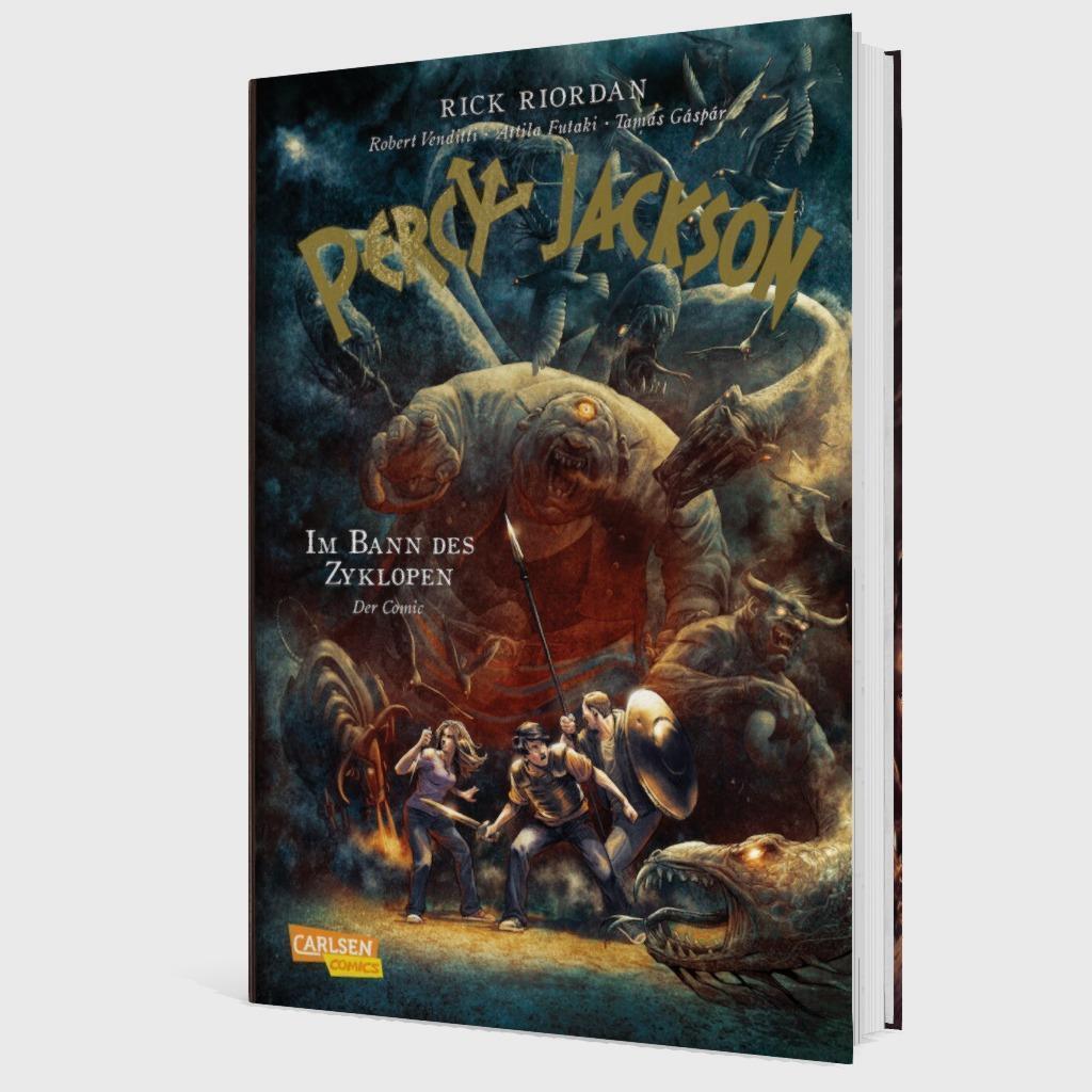 Thumbnail - Percy Jackson (comic) 02: Bann Des Zyklopen - Rick Riorda ...