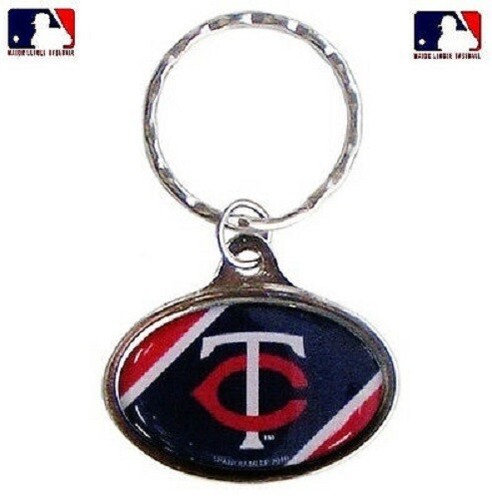 1 MLB Keychain Ring NEW Dome team logo color design Chrome Key Chain CHOOSE TEAM - Picture 5 of 9