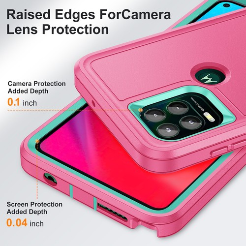 For Motorola Moto G 5G/Power/Stylus/Play 2023 Shockproof Rubber Case Stand Cover - Picture 73 of 90