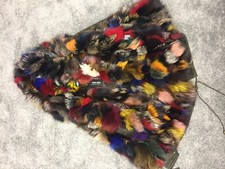 Peri Luxe Multi-color Fox Fur Lined Parka - Women's M - Olive - New With Tags