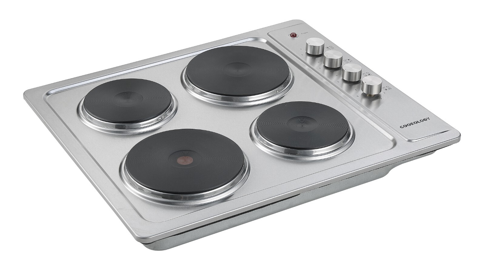 Cookology SEP601SS Stainless Steel 60cm Builtin Solid Plate Electric