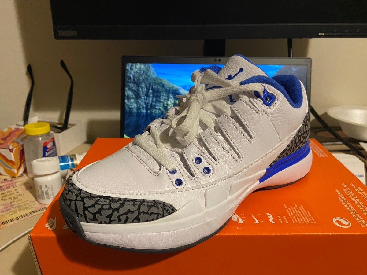 Nike Zoom Vapor AJ3 (Air Jordan 3)/ RF Roger Federer.. Size