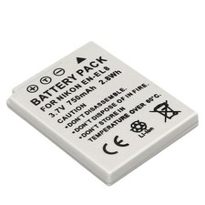 3.7V 750mAh Replacement Battery for Nikon EN-EL8 Camera Coolpix P1, P2, S1, S2