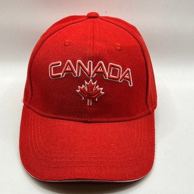 Canada Baseball Cap Unisex Adjustable Red Embroidered Maple Leaf Hat Souvenir