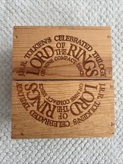THE LORD OF THE RINGS Trilogy J.R.R. Tolkien (9 Disc CD Wood Box Set)