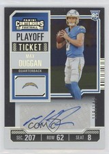 2023 Panini Contenders Rookie Playoff Ticket /149 Max Duggan #224 Auto o8g