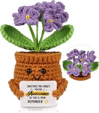 Christmas Gift for Wife Mom Crochet Funny Positive Gifts for Best friend 