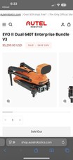 Autel EVO II Dual 640T V3 Thermal Drone Enterprise Bundle   Mint   USA