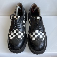 Underground Checkerboard Brogue Creeper Size UK 7 Good Used Condition