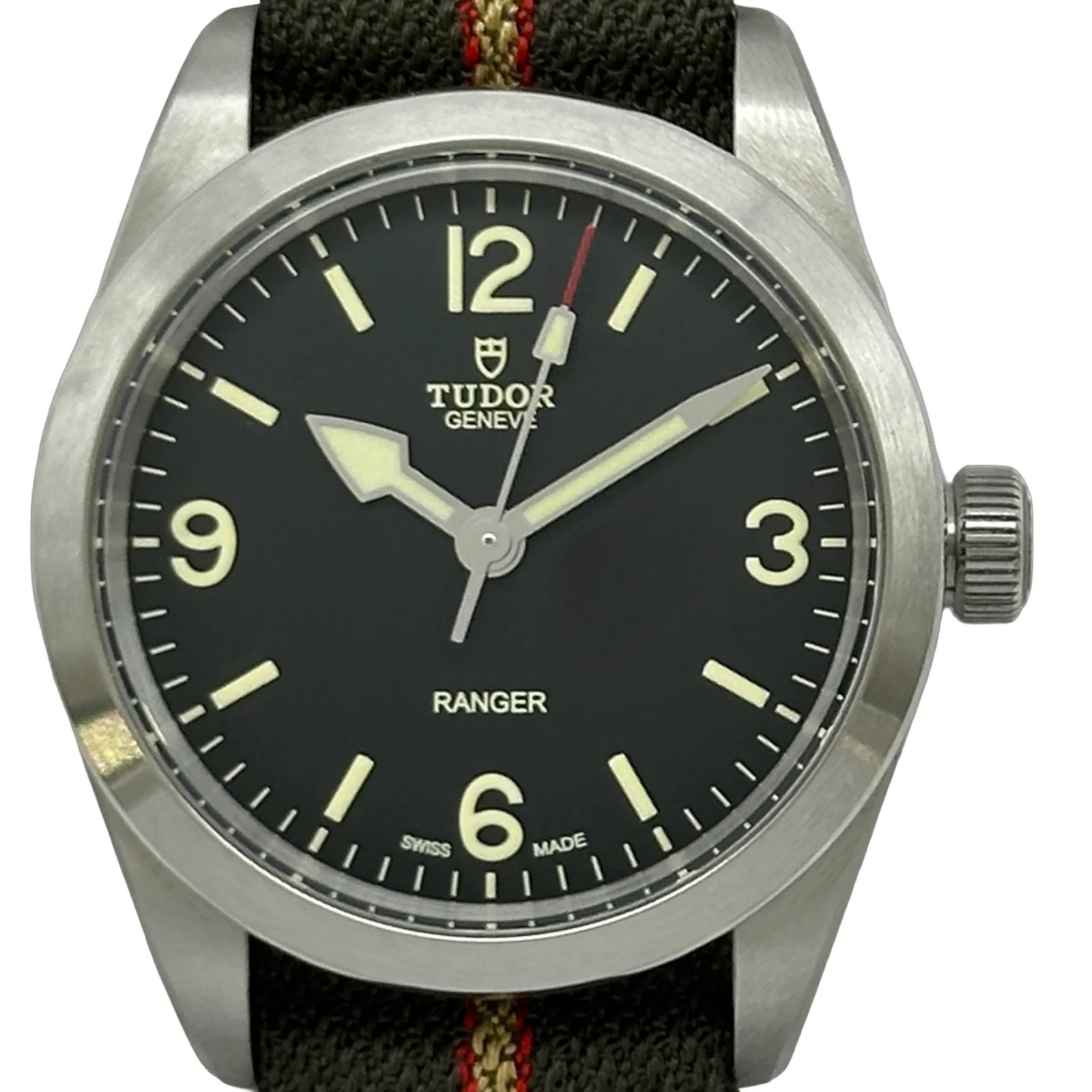 TUDOR Ranger 79930 36mm Stainless Steel Black Dial Automatic Watch #OKW2267