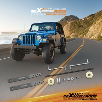 MAXPEEDINGRODS KIT BARRE STABILISATRICE AVANT FOR JEEP WRANGLER LJ / TJ 1997-2006 255-285MM
