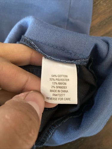 Pantalone donna blu Croft & Barrow taglia 4P The Effortless elasticizzato caviglia vita media - Foto 12 di 19