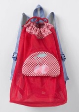 NWT Matilda Jane Sofia Mesh Cherry Carryall Girls Summer Bag One Size Swim Bag