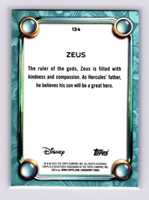 Zeus 2025 Topps Disney Wonder #134 | eBay