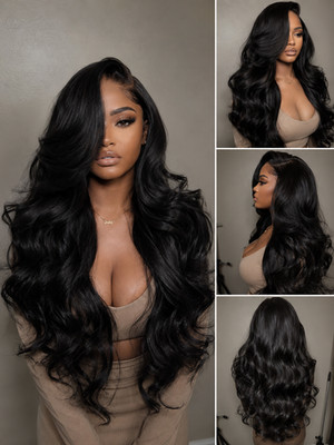   22 Inch Body Wave Human Hair Wig | HD Lace Front Wig 13x6 | Pre-Plucked Hairli