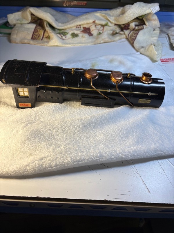 lionel prewar260 E Shell With brass piping.